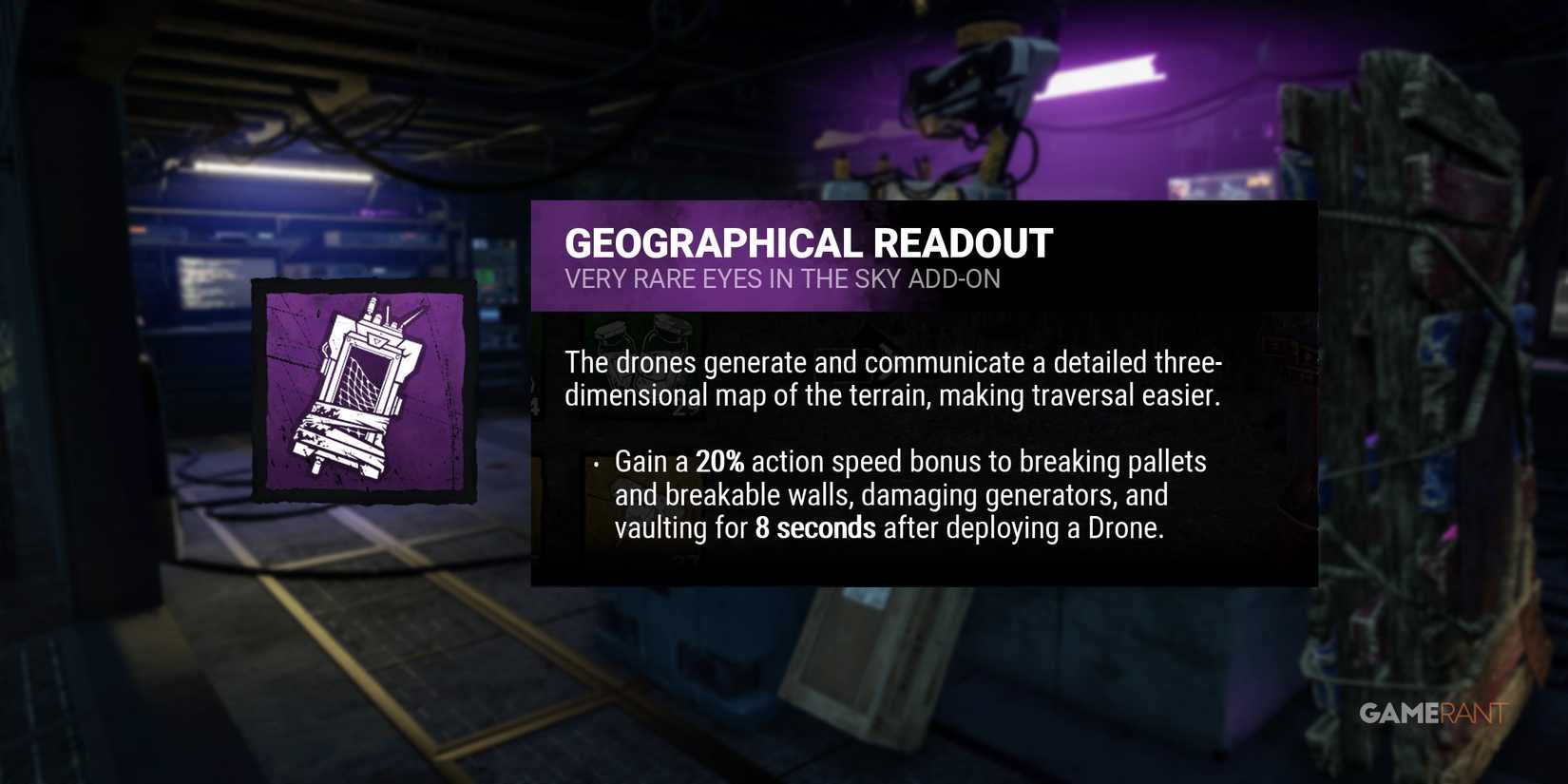dead by daylight the skull merchant geographical readout add-on