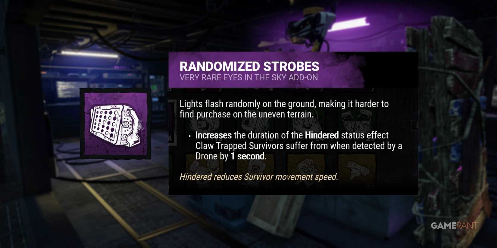 dead by daylight the skull merchant randomized strobes add-on