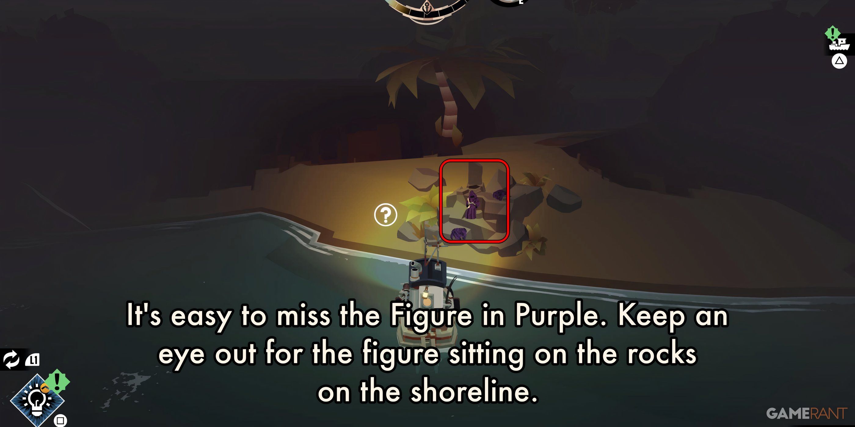 Dredge-Purple-Hooded-Figure-Location