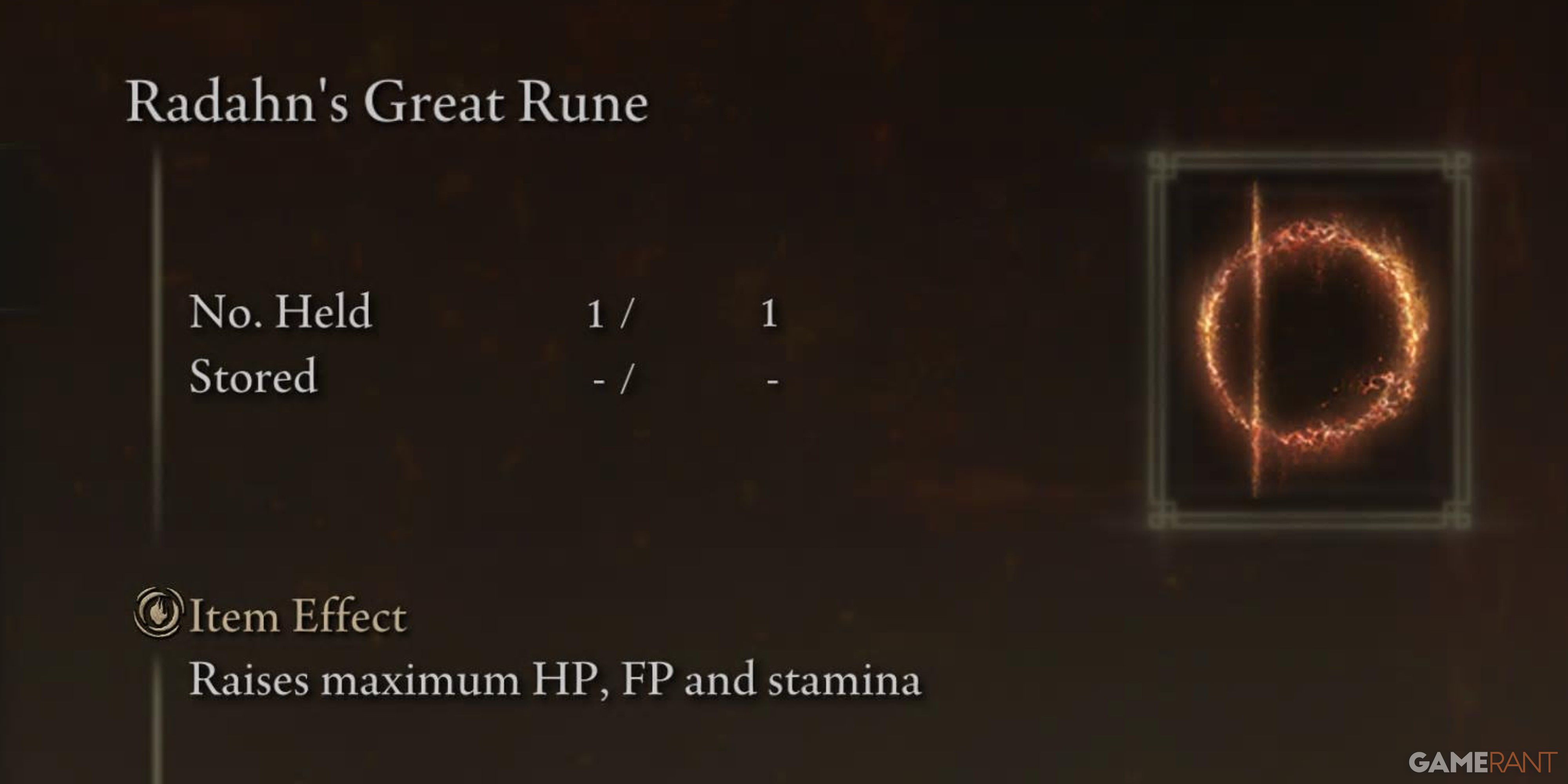 All Items That Increase Maximum Stamina In Elden Ring