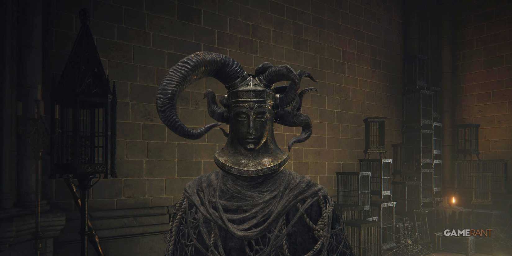 Elden Ring Shadow of the Erdtree Horned Warrior Helm