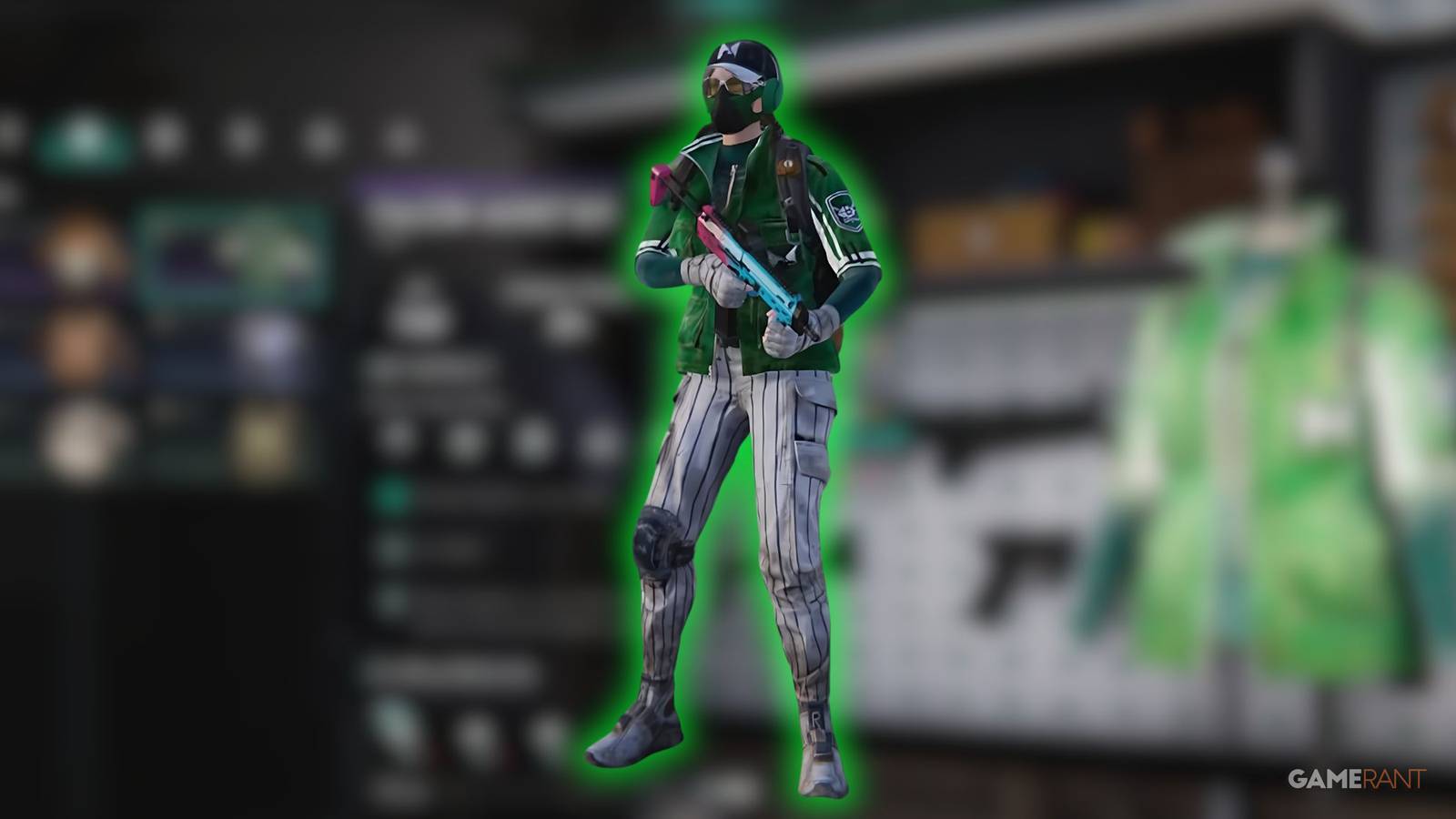 A character wearing the Falcon Set in Once Human.