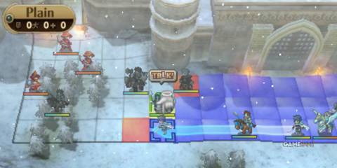 Fire Emblem Awakenings - Friendly Troops Head Towards Enemies IN The Snow