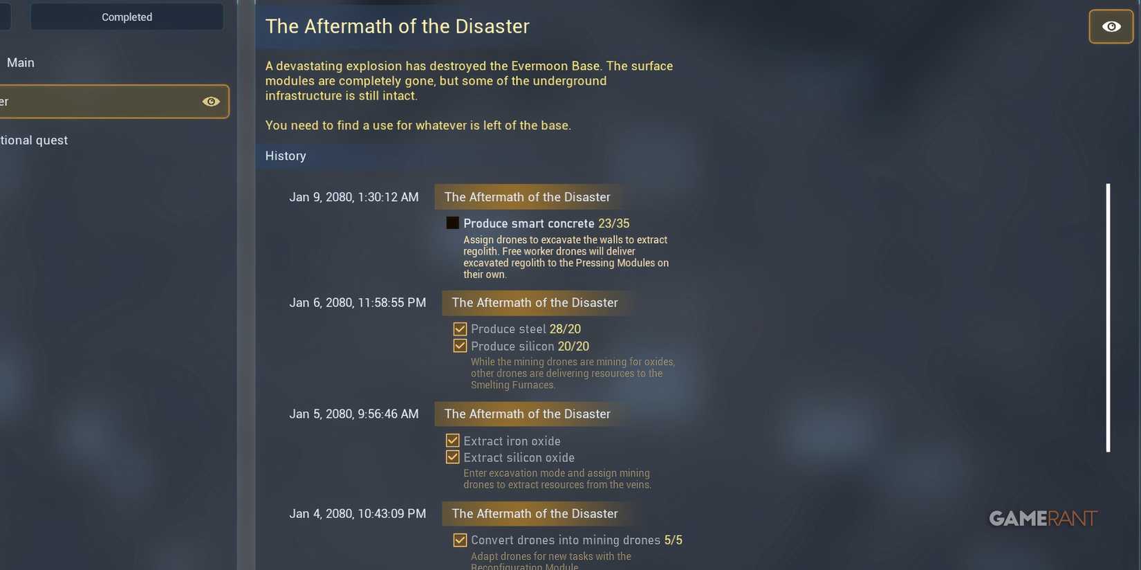 Follow The Storyline In The Crust