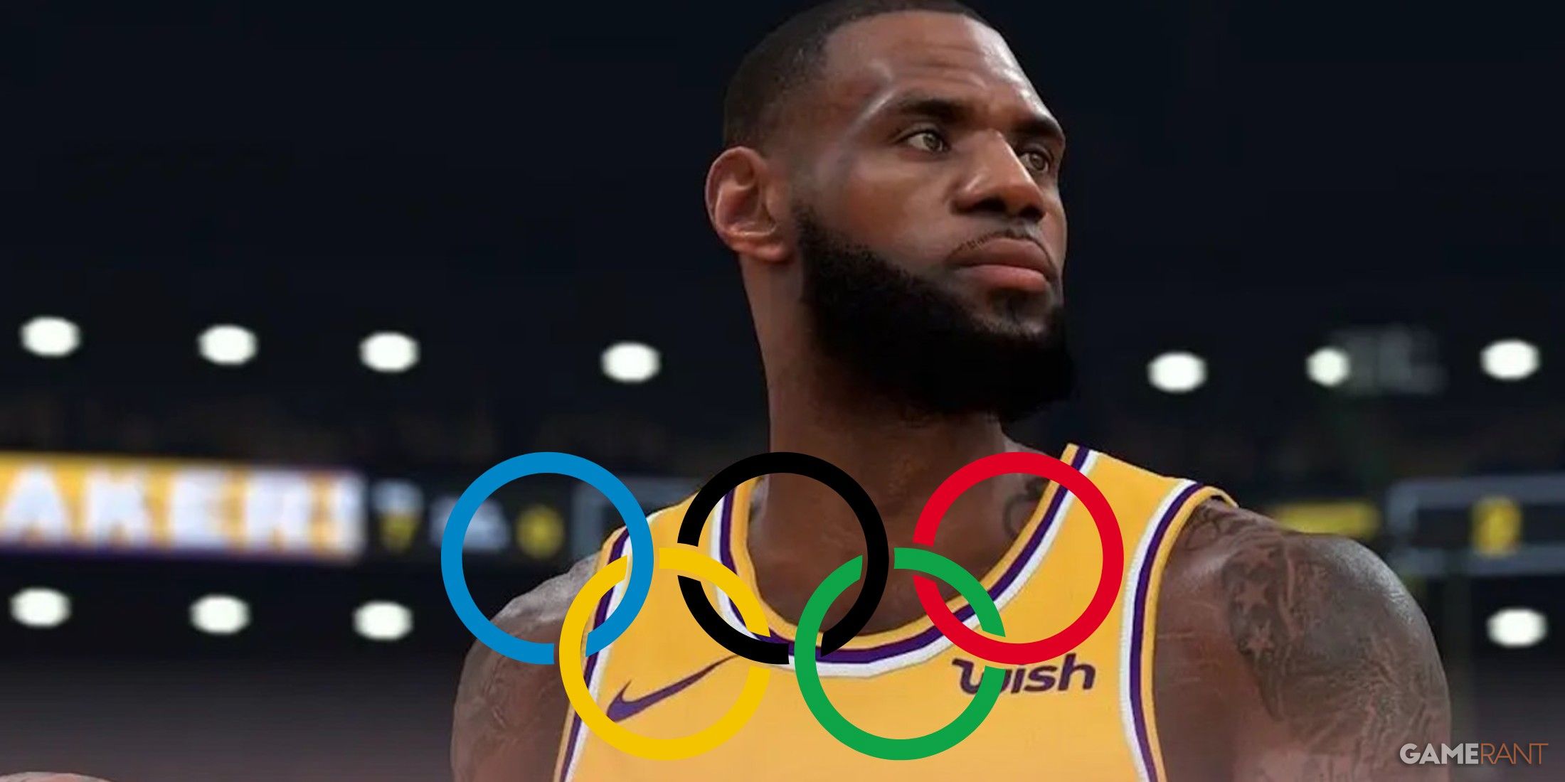 nba 2k24 lebron james olympic rings