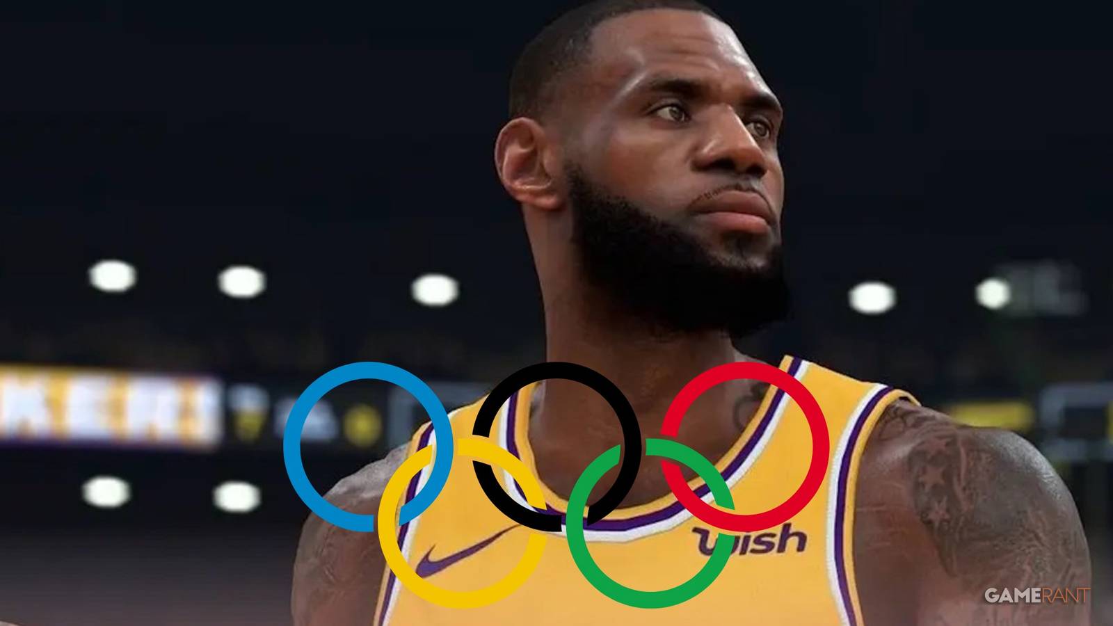 nba 2k24 lebron james olympic rings