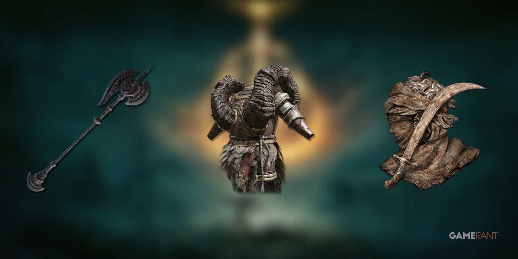 Golem Halberd Bull-Goat Armor Build