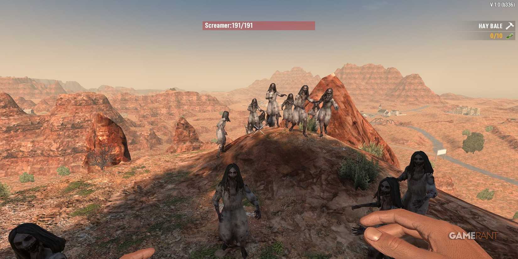 Lots Of Screamers In 7 Days To Die