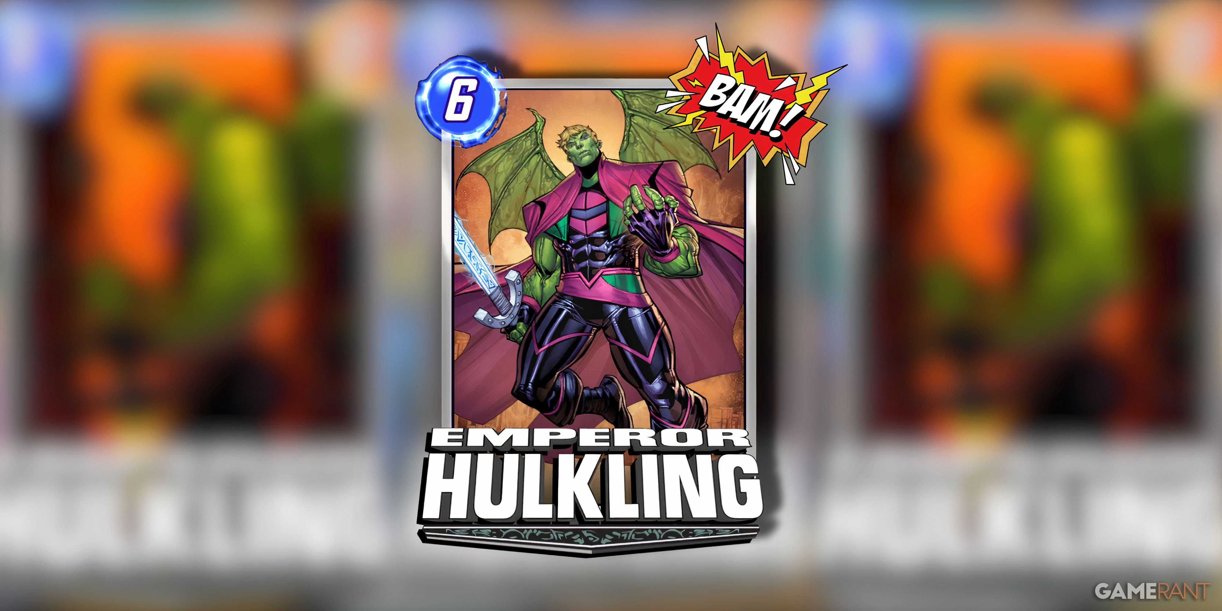 the base variant of emperor hulkling in marvel snap.
