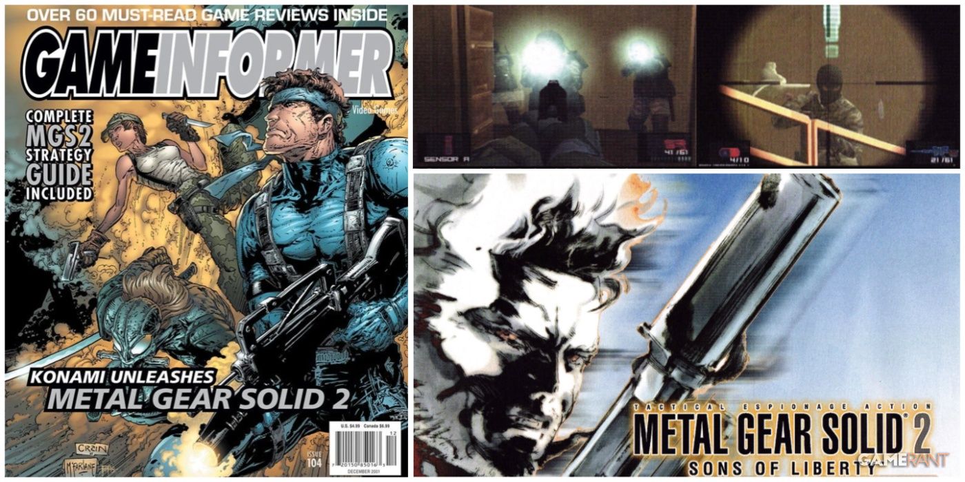 Metal Gear Solid 2 Cover Image On Game Informer