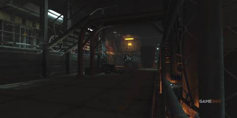 9 Horror Games That Make You Feel Defenseless character hides from a mechanical enemy