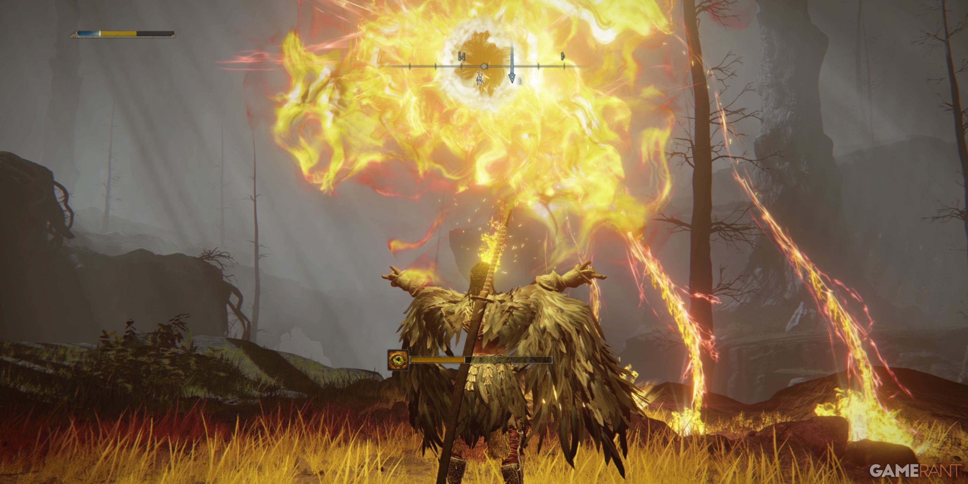 Elden Ring: The 10 best flame spells, ranked player summons the Lord of the Raging Flame