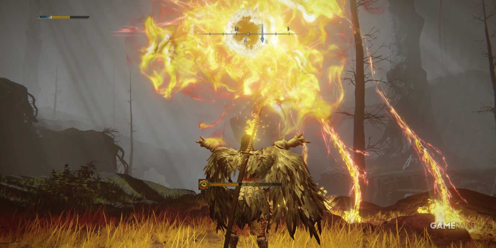 Elden Ring: 10 Best Flame Spells, Ranked player summons the lord of frenzied flame