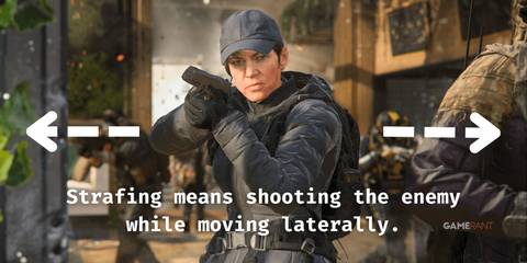 mw3's strafing technique described with an image.