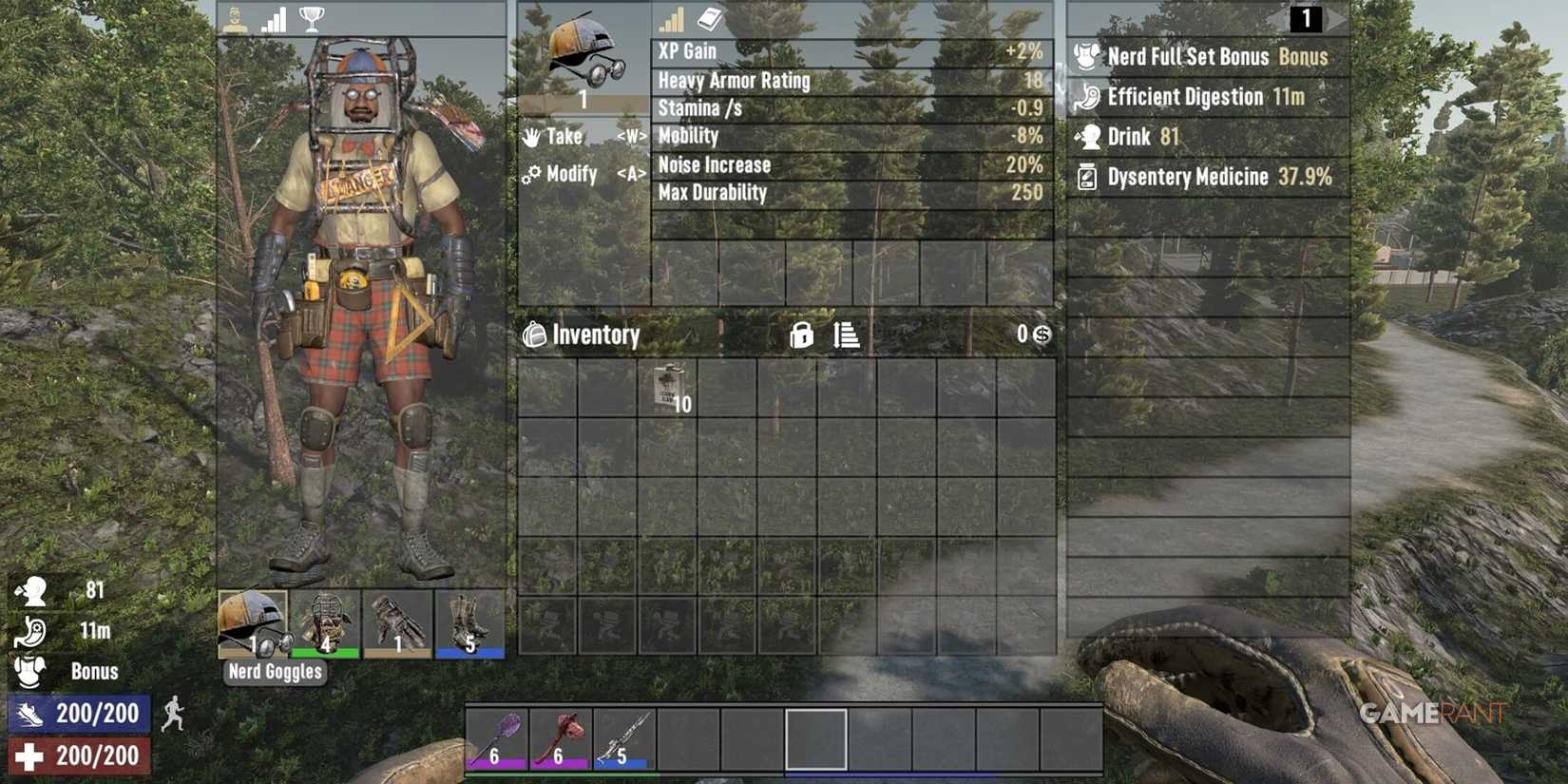 Nerd Armor In 7 Days To Die