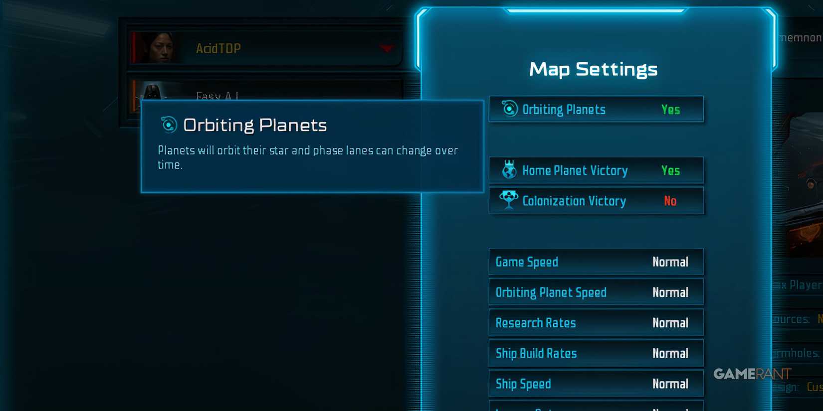 Orbiting Planets Gameplay Setting In Sins Of A Solar Empire 2