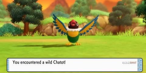 pokemon brilliant diamond and shining pearl chatot encounter route 222