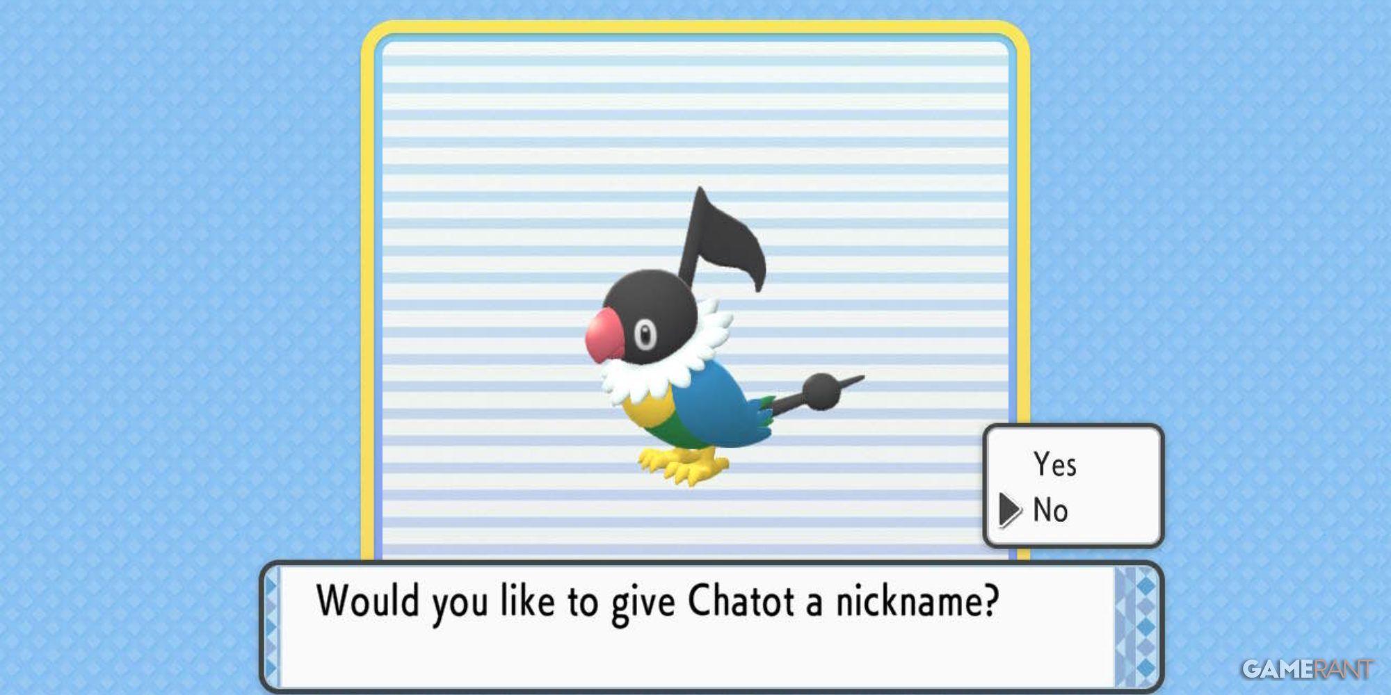 Pokemon Brilliant Diamond & Shining Pearl: How to Get Chatot