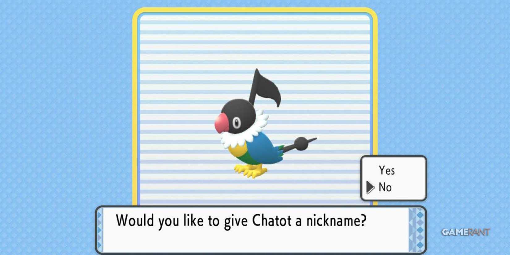 Dhatott Pokemon Brilliant Diamond & Shining Pearl: How to Get Chatot