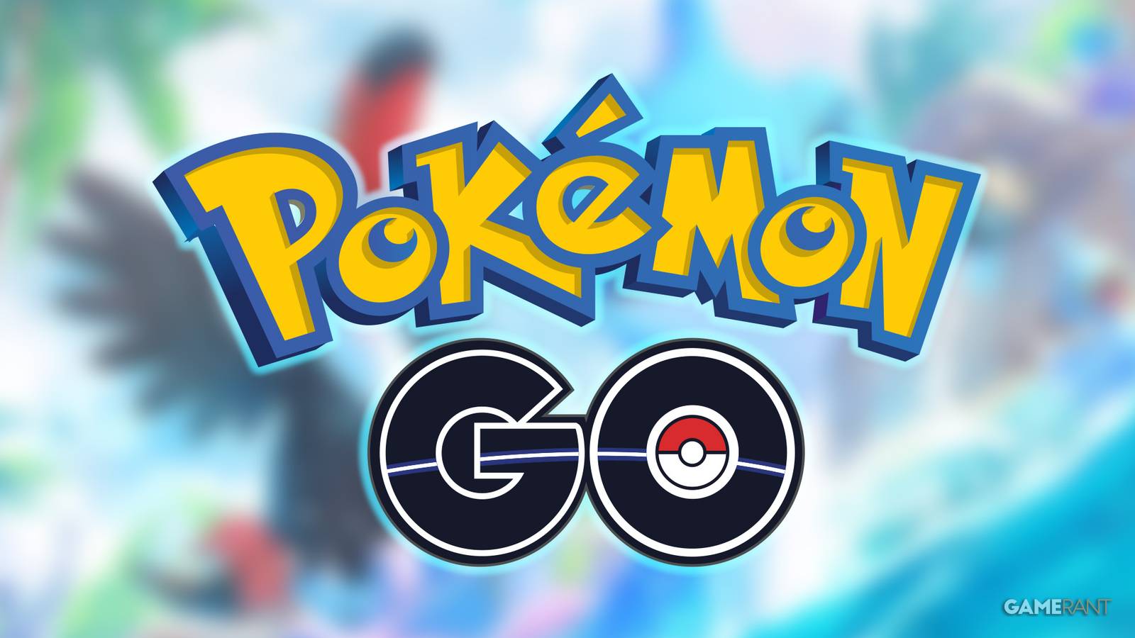 Pokemon GO logo over blurred 2x1 loading screen artwork Lapras crop