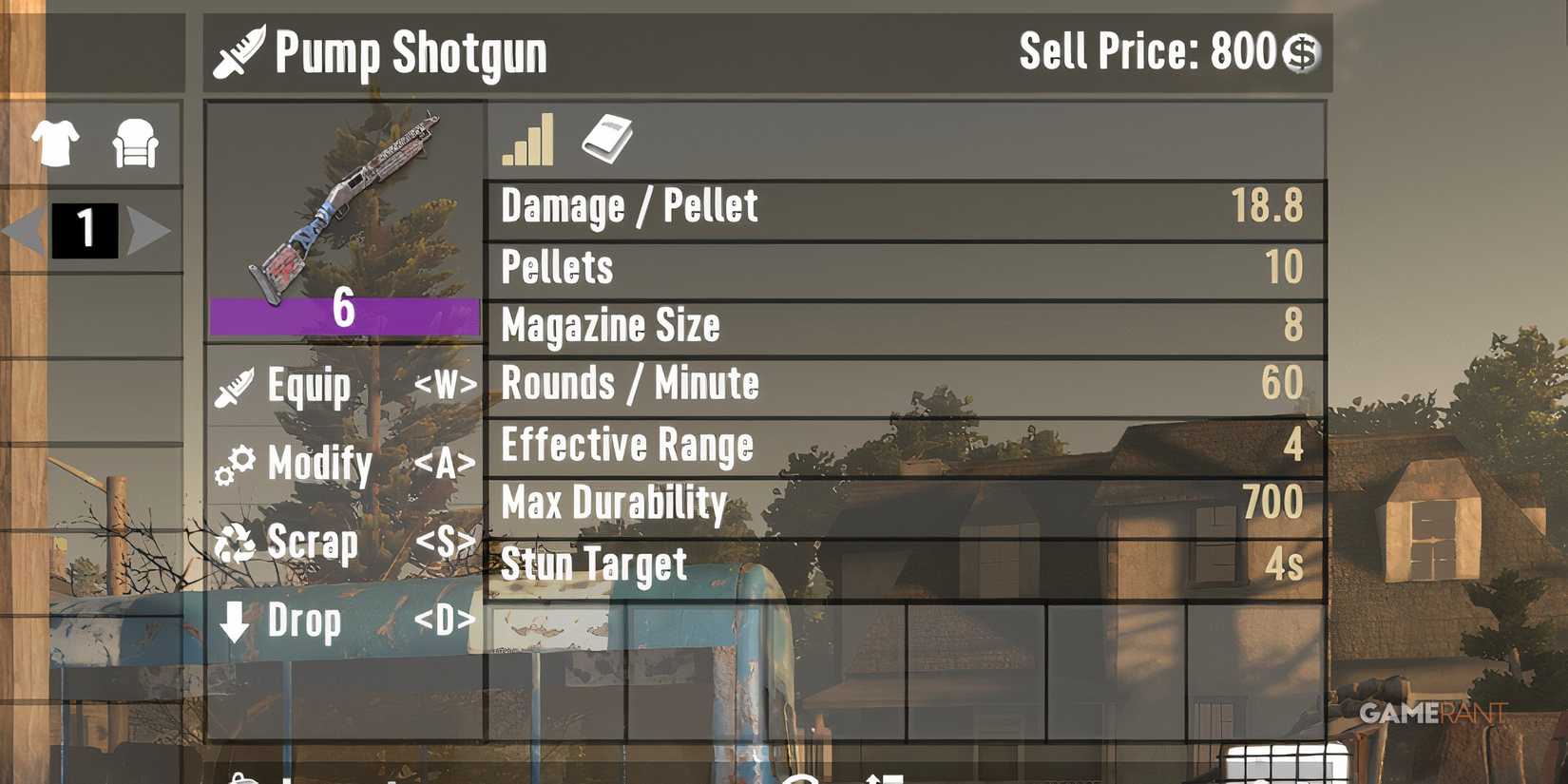 Pump Shotgun In 7 Days To Die