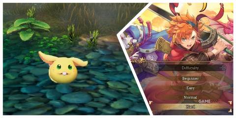 rabite difficulty options visions of mana