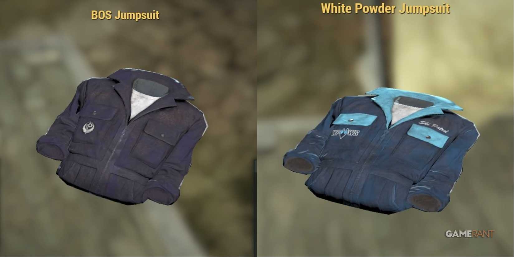 Rare Jumpsuits in Fallout 76