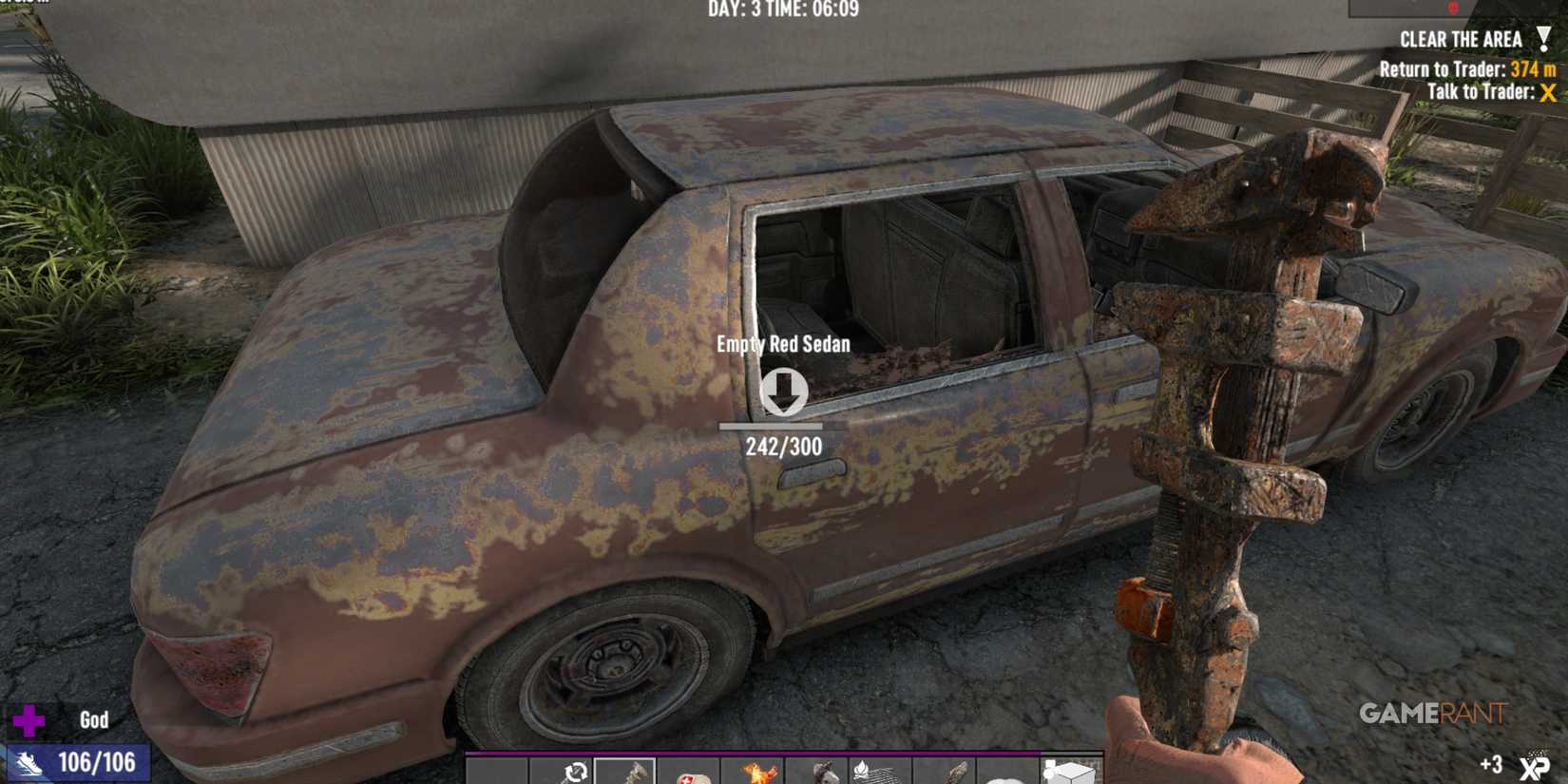 Scrap Polymers Can Be Harvested From Cars In 7 Days To Die