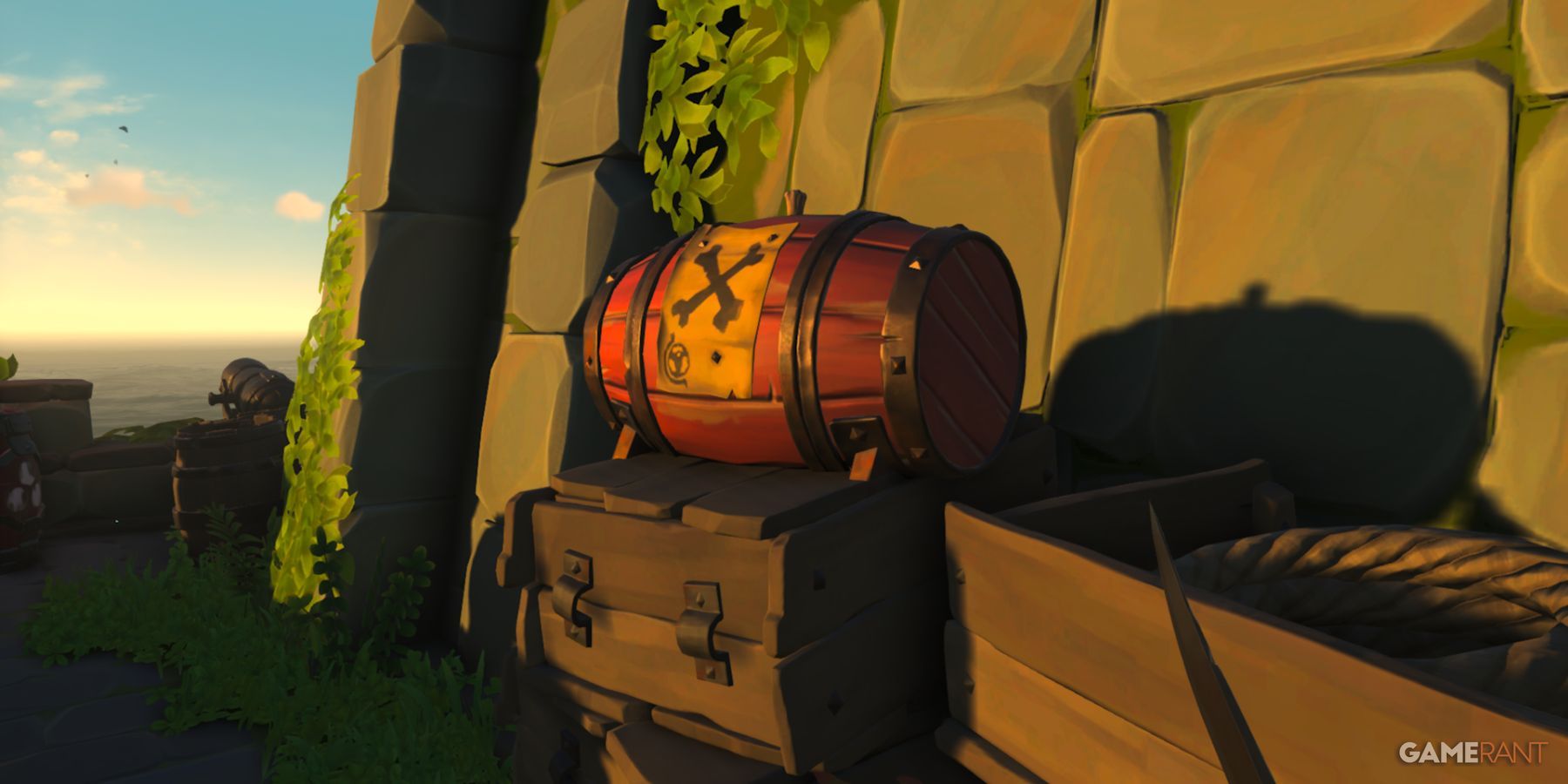 sea of thieves explosive barrel