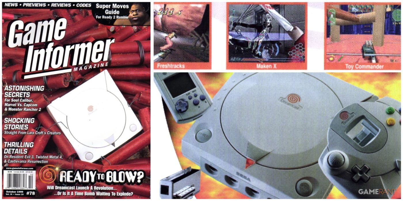 Sega Dreamcast Cover Image On Game Informer