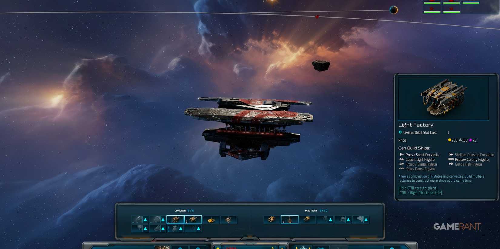 Set Up Basic Infrastructure In Sins Of A Solar Empire 2