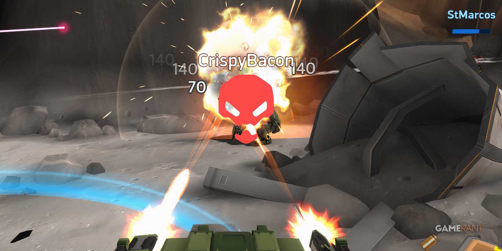 Surge Rails Is A Good Hangar Build In Mech Arena