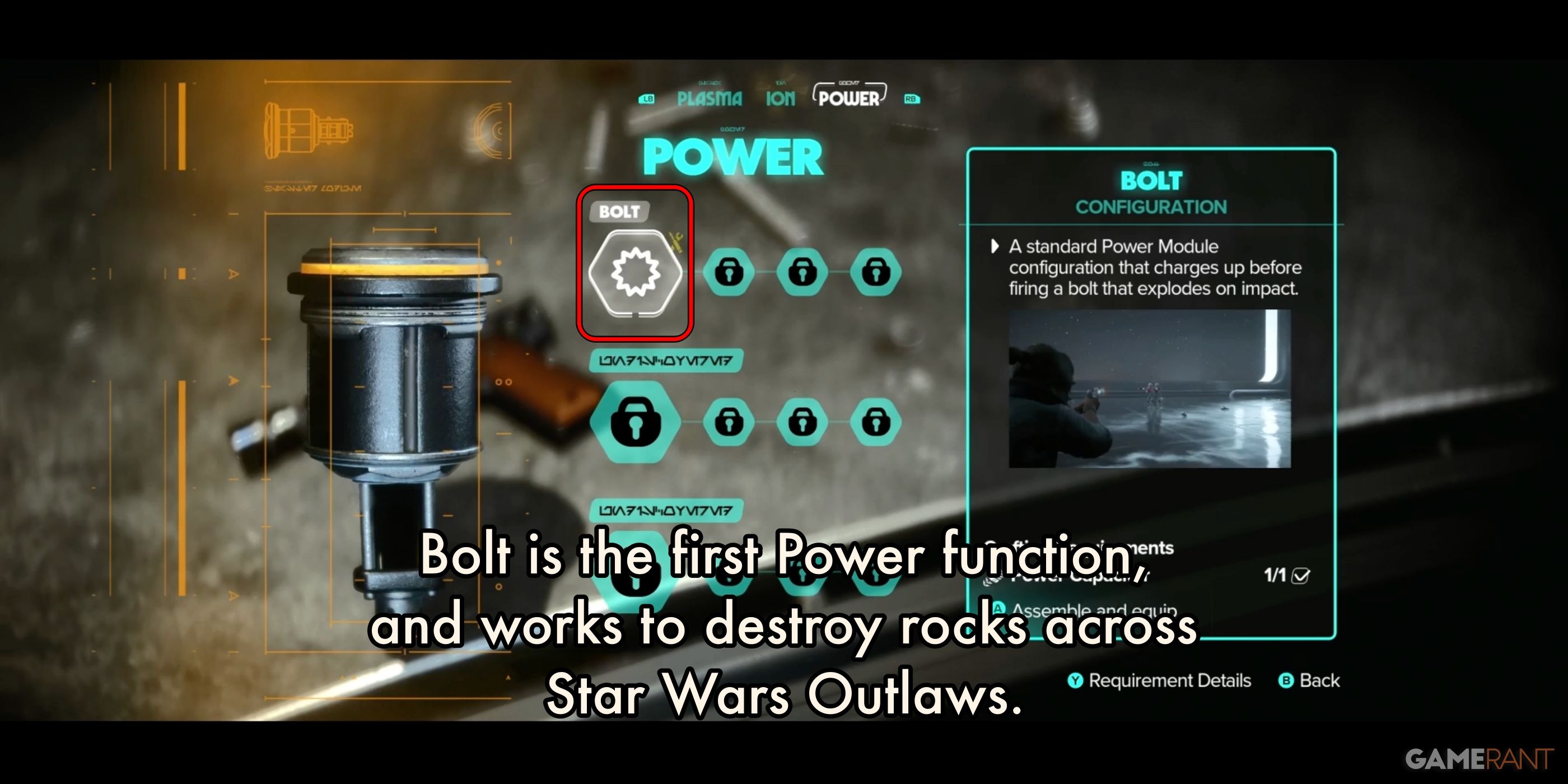 How to Get the Power Module in Star Wars (Destroy Rock Walls)