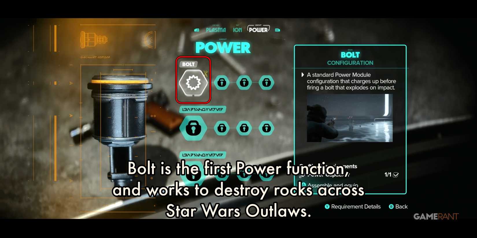 How to Get the Power Module in Star Wars (Destroy Rock Walls)