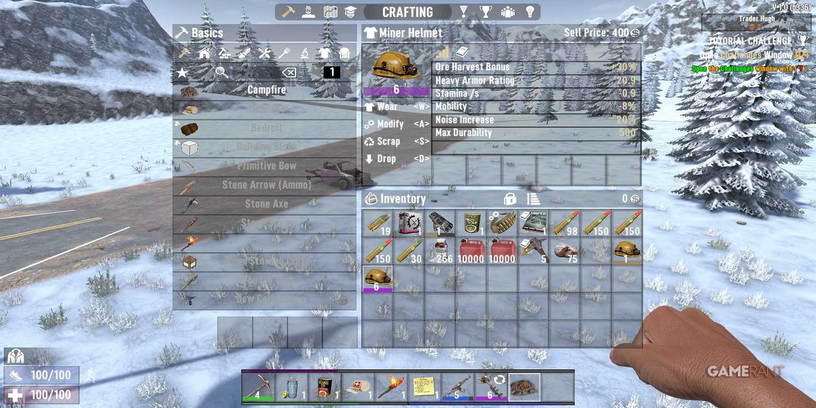 The Mining Helmet In 7 Days To DIe