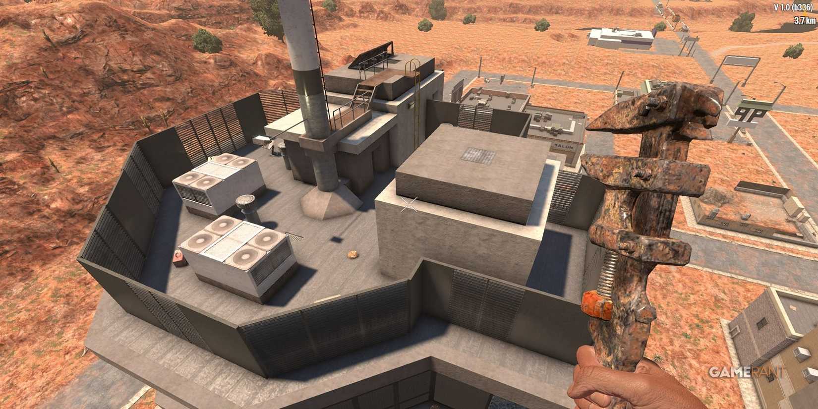 The Roof Of A Large Building In 7 Days To Die