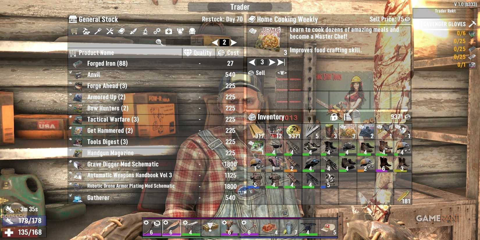 Trader Rekt Items You Shouldn't Sell To Traders in 7 Days To Die