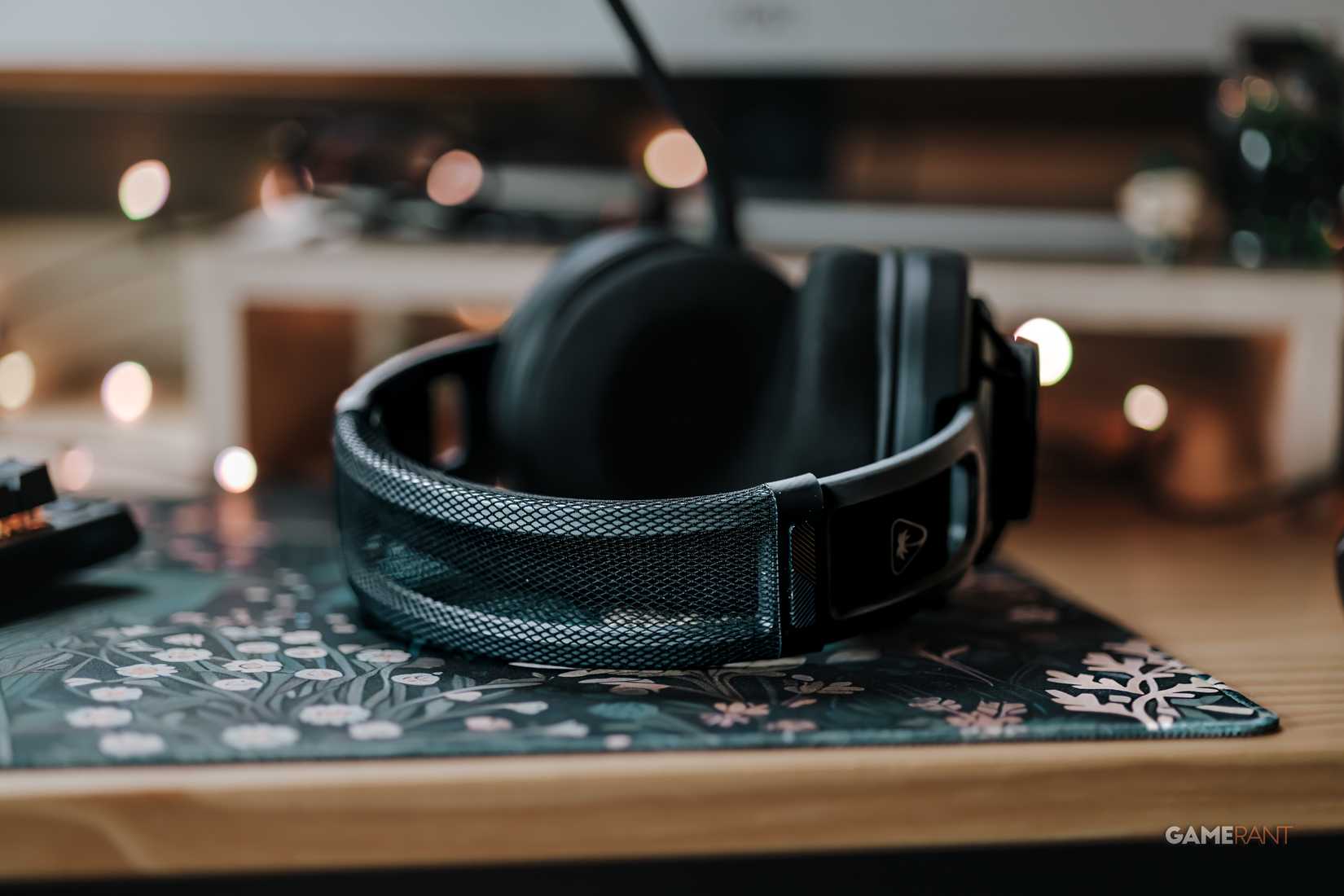 Top view of Turtle Beach Atlas Air on desk