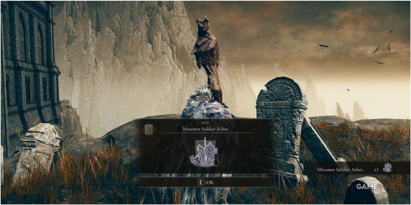 Elden Ring - Shadow of the Erdtree - Fort of Reprimand - Messmer Soldier Ashes