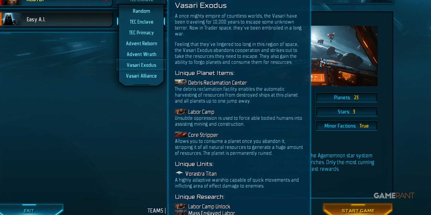 Vasari Exodus Is A PLayable Faction In Sins Of A Solar Empire 2