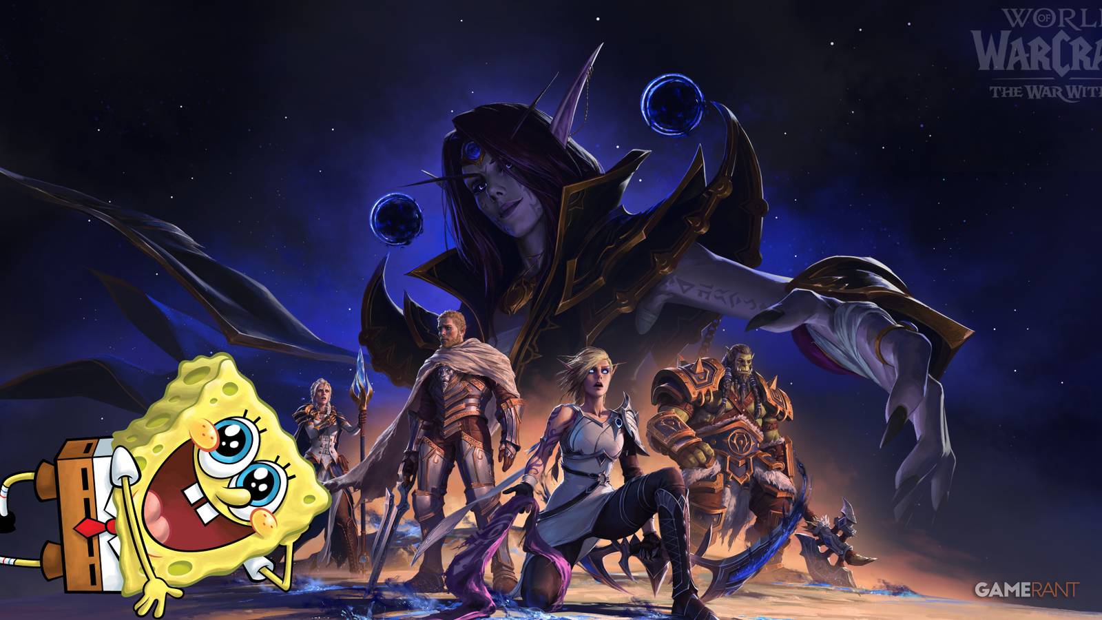 world of warcraft the war within spongebob easter egg 