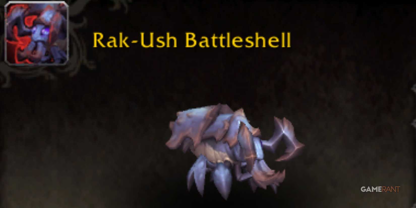 World of Warcraft War Within Rak-Ush Battleshell