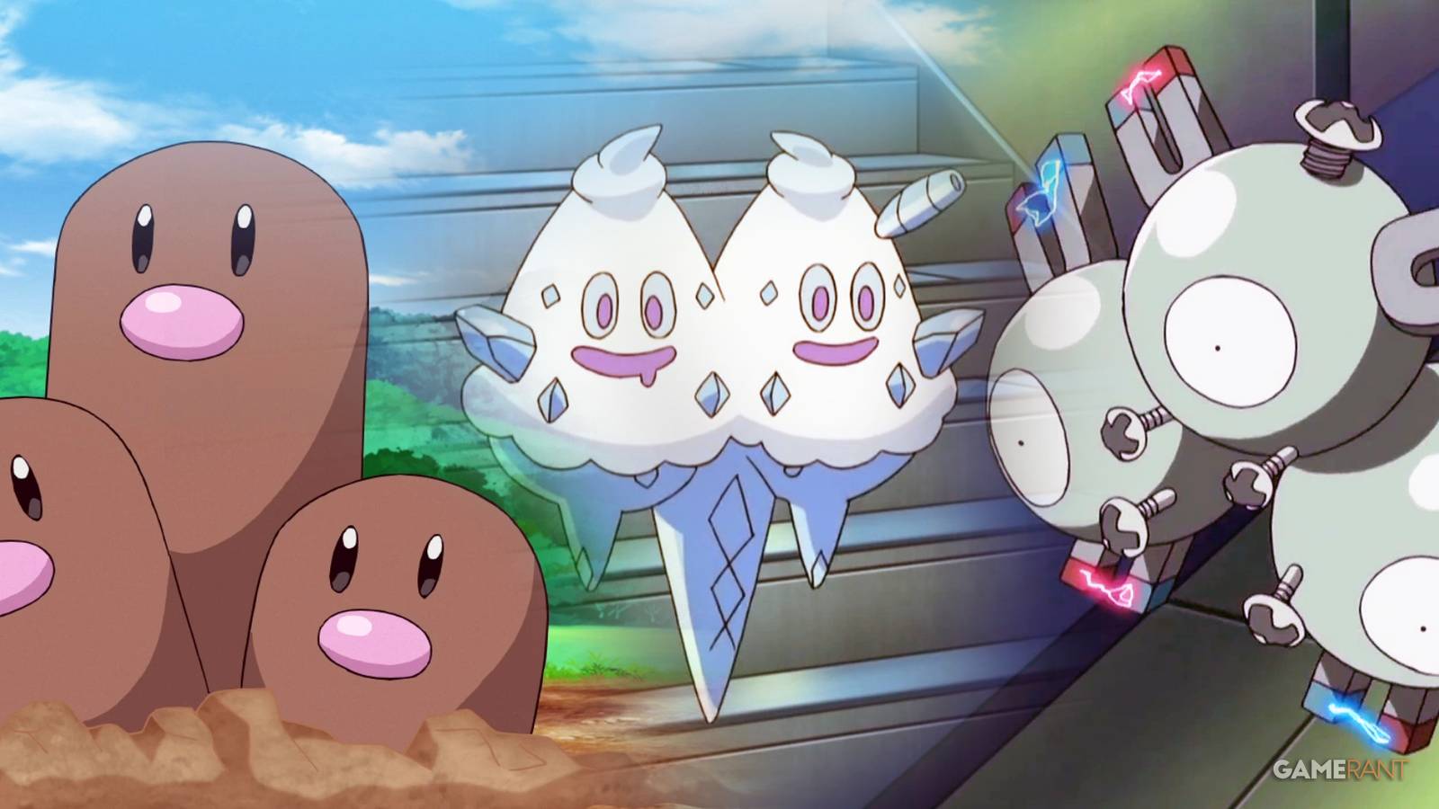 Pokemon Dugtrio, Vanillux, Magneton