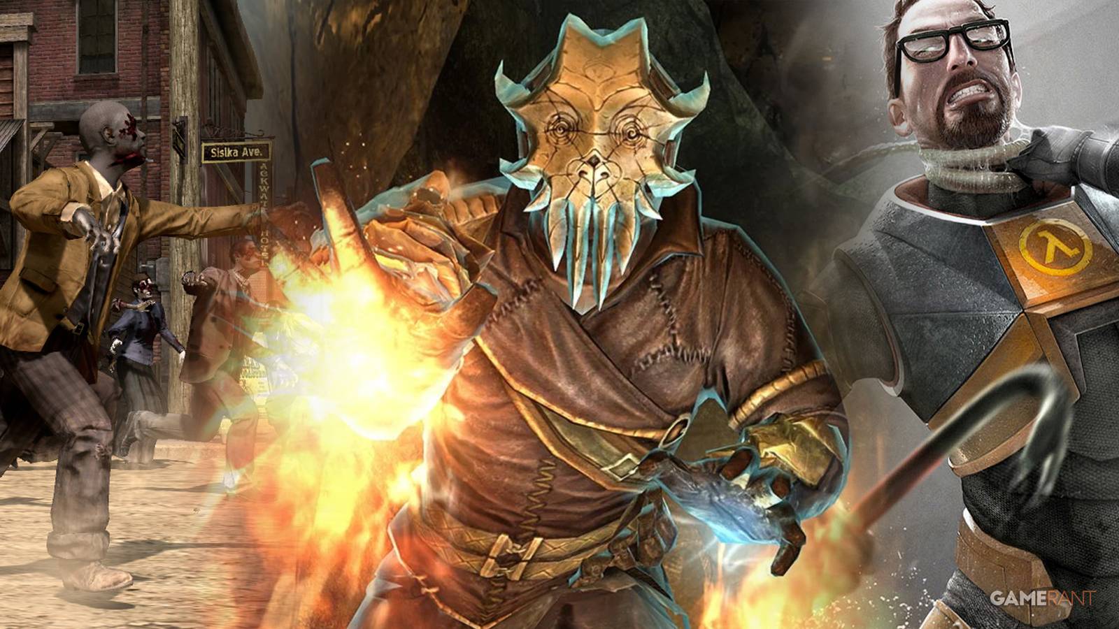 Red Dead Redemption: Undead Nightmare, Elder Scrolls V: Skyrim - Dragonborn, Half Life 2: Episode 1 & 2