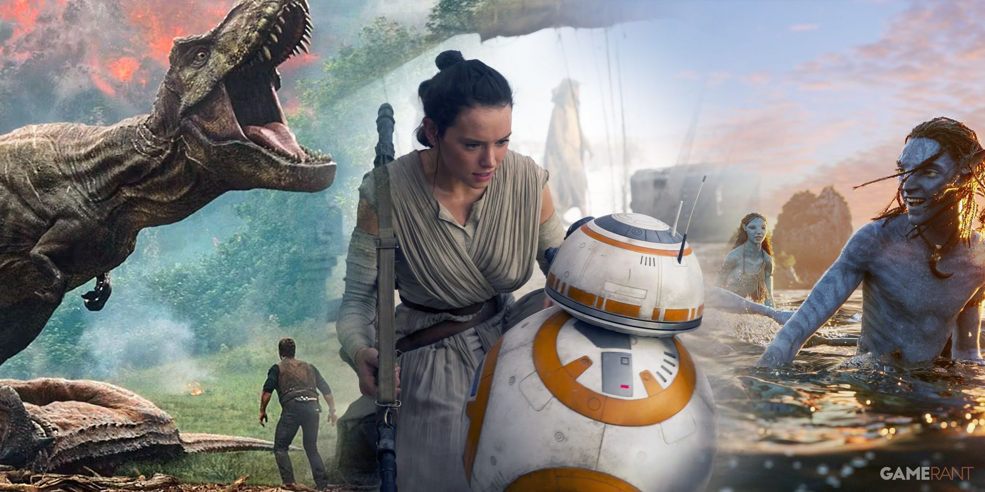 Jurassic World, Star Wars: The Force Awakens, Avatar: The Way of Water