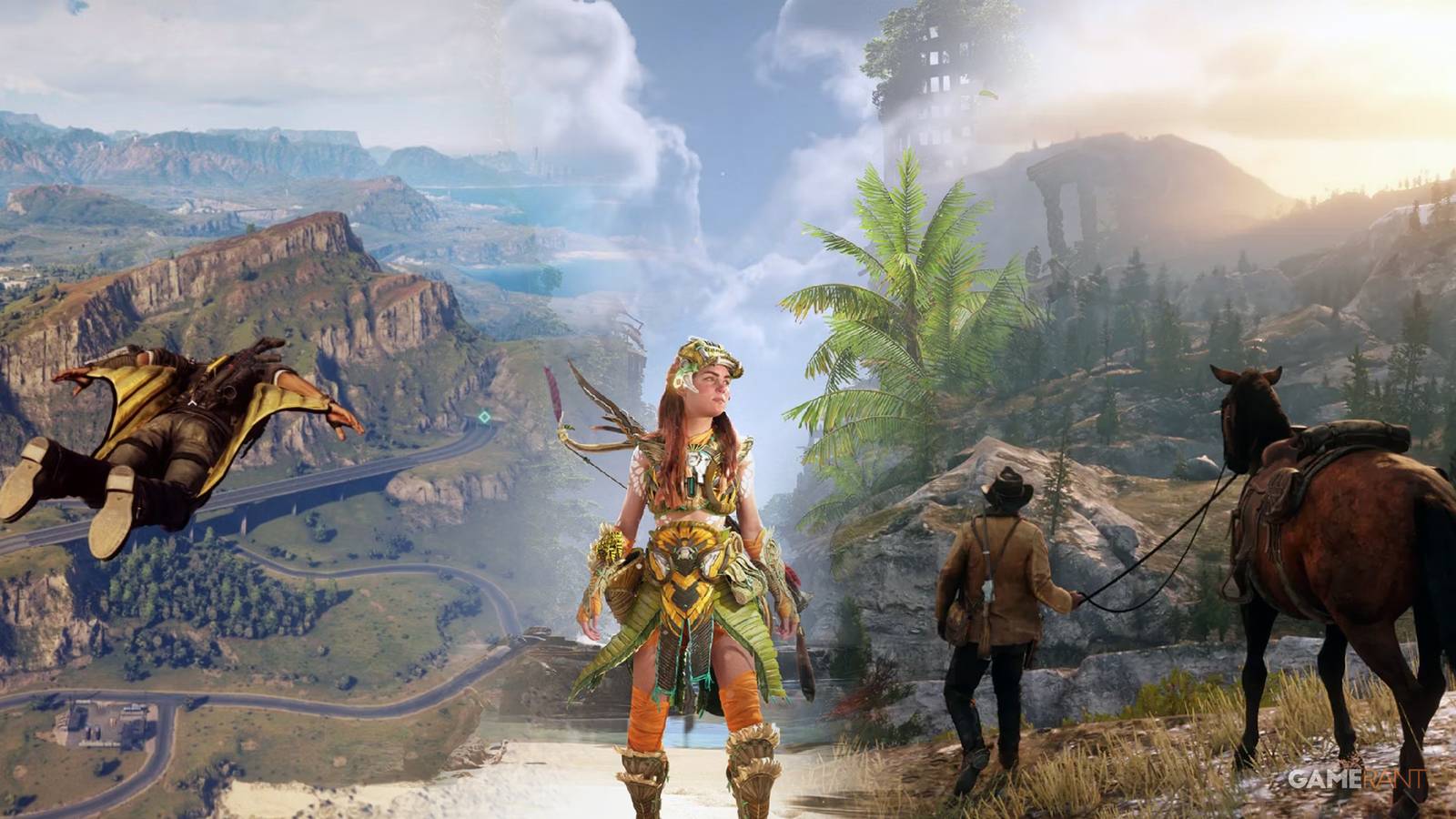 Just Cause 4, Horizon Forbidden West, Red Dead Redemption 2