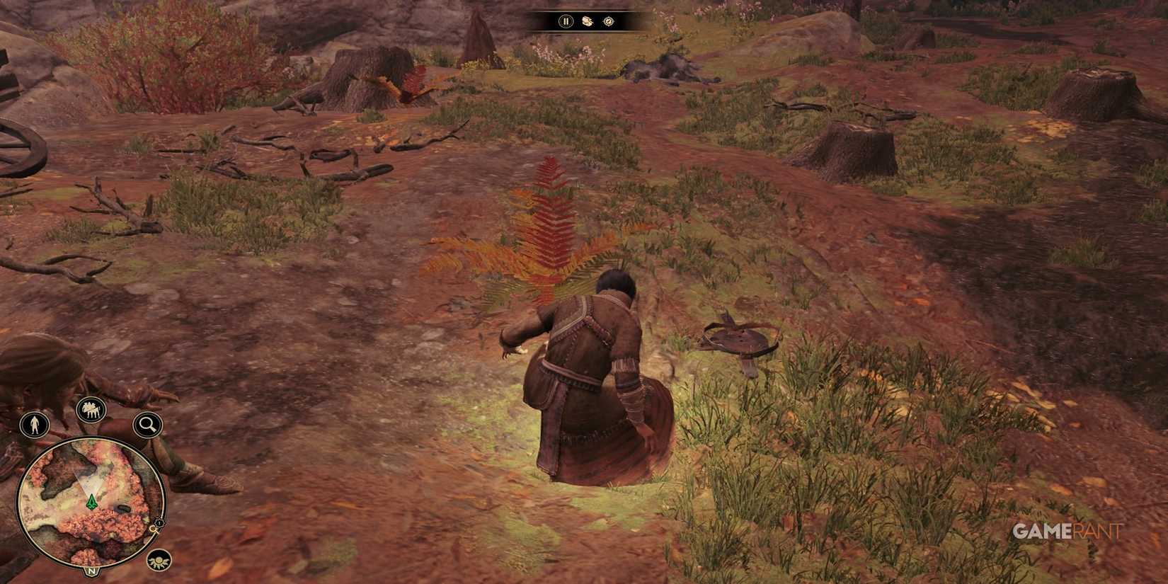 A Player Looking At A Trap