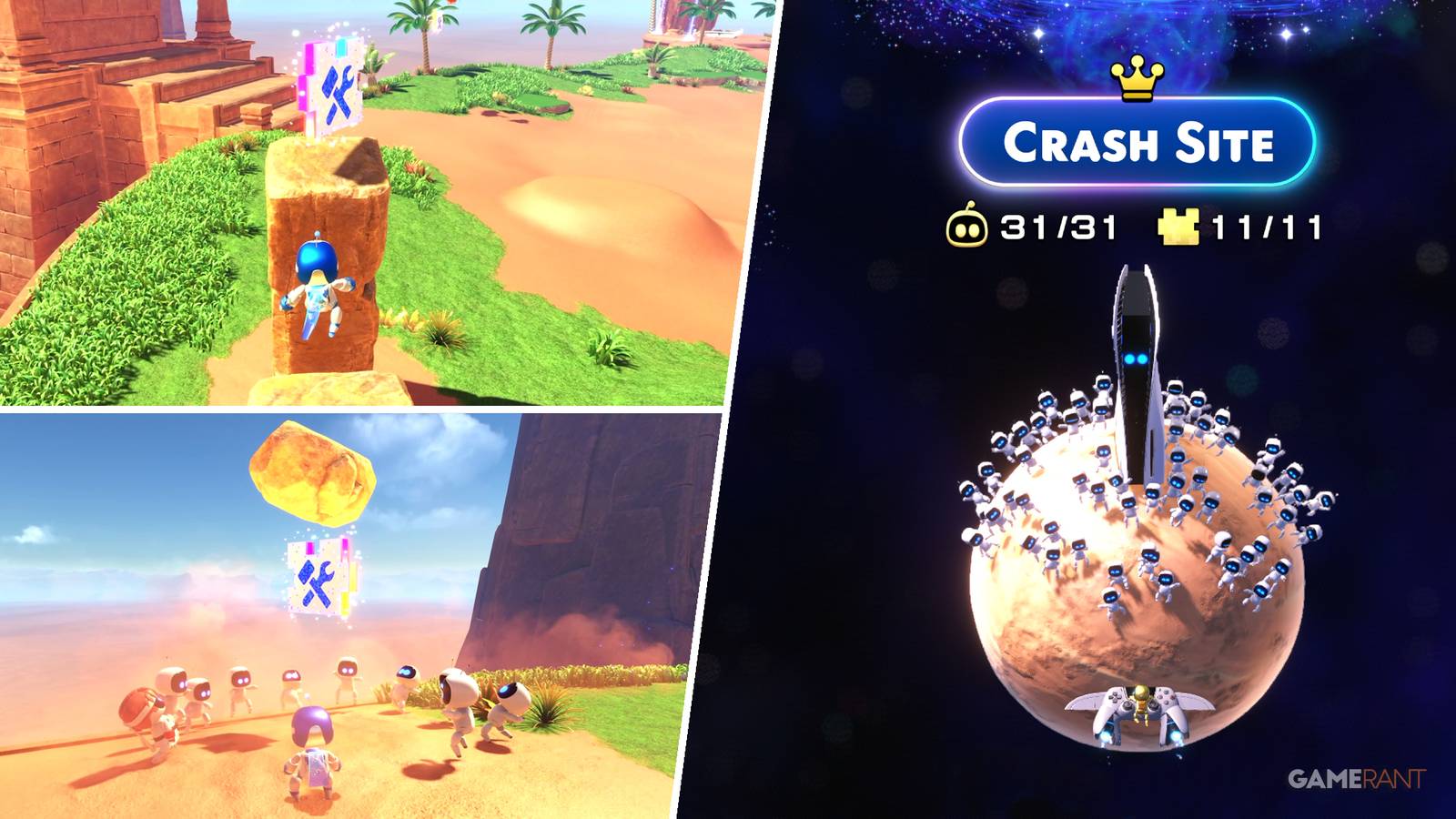 How to Find All Crash Site Puzzle Pieces in Astro Bot