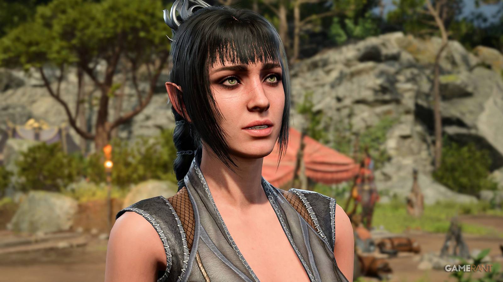 Baldur's Gate 3 Shadowheart daytime medium close-up screenshot