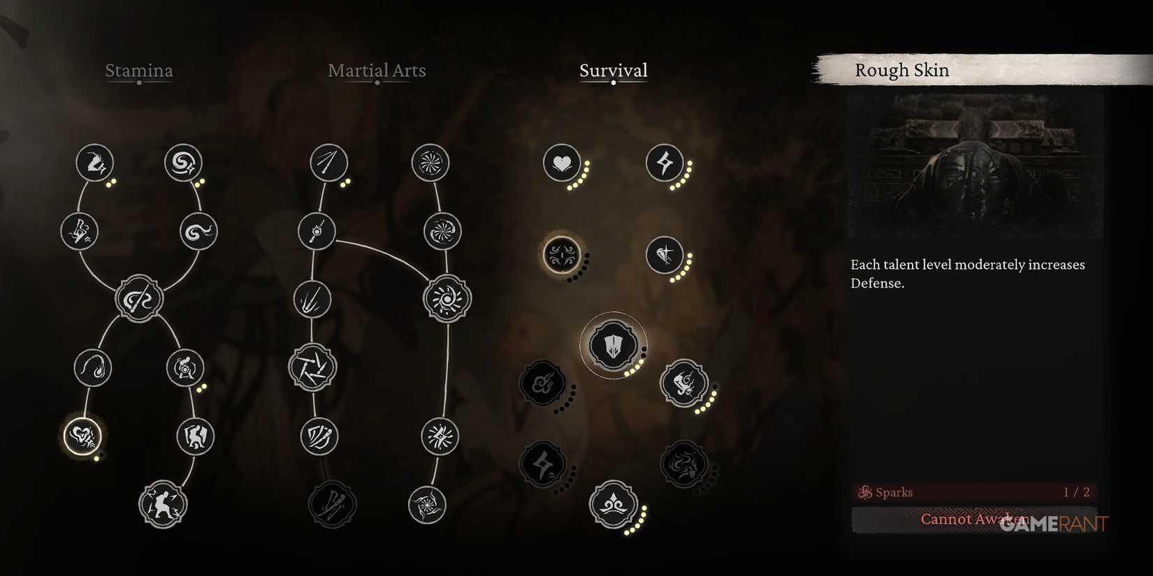 Black Myth Wukong Rough Skin Passive Skill